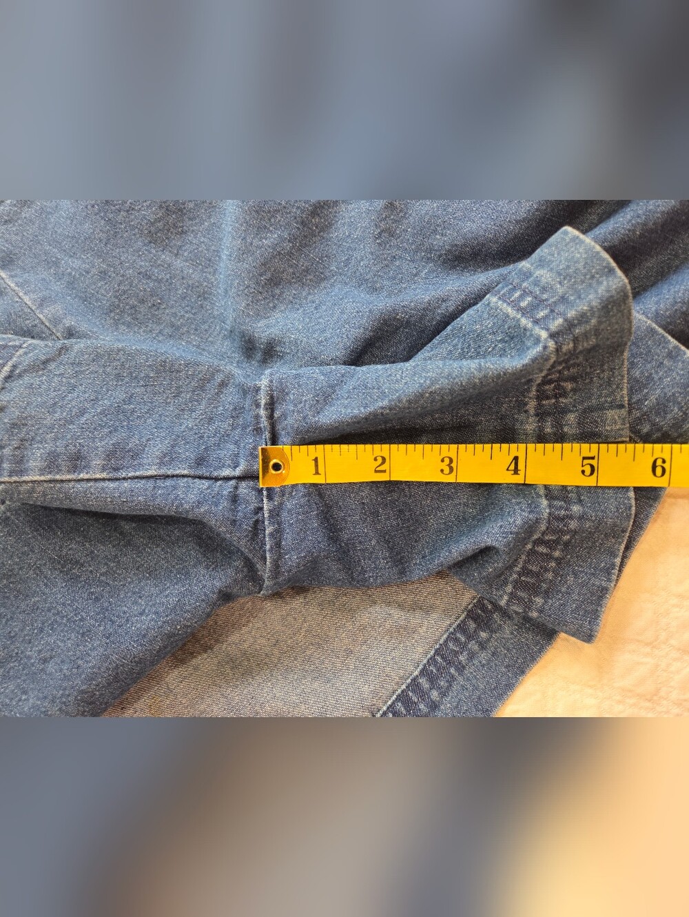 Vintage Sonoma Denim Jean Mini Skort Size 16 90s y2k mallcore - Picture 10 of 11
